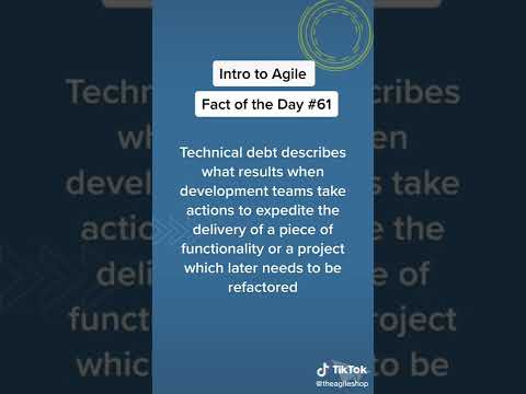 Technical Debt #agileprojectmanagement