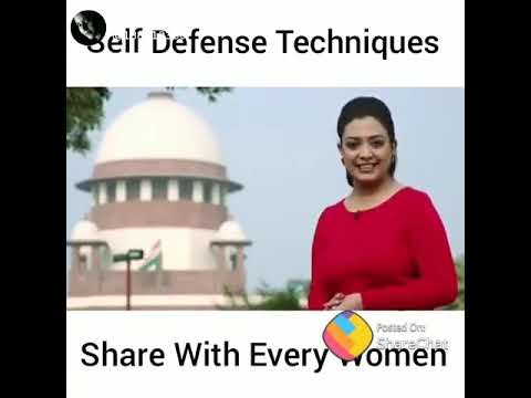 Self Defense Techniques ! Share with women