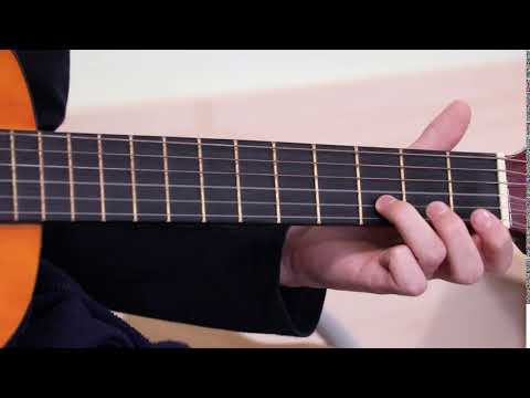 Ćwiczenie pierwsze - Gama C-dur - połowa