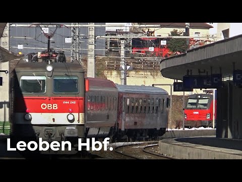 Osterreichisch Züge Vlog #37 - Leoben Hbf. 14.02.2023