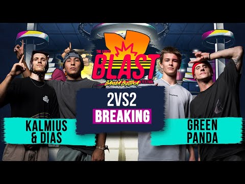 Kalmius & Dias vs GreenPanda  I Top8 2vs2 Breaking  I The Legits Blast 2025
