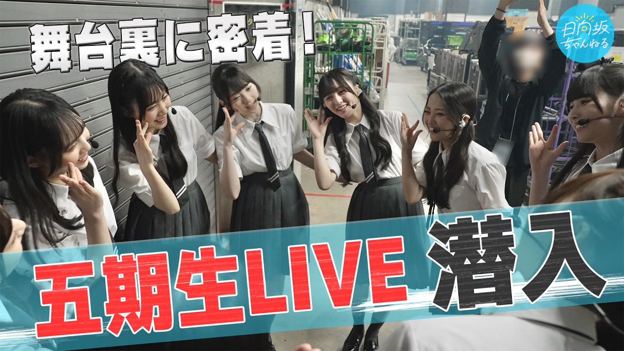 【ほっこり】五期生LIVEにメンバーカメラが潜入！表も裏も全部見せます！【4K画質】