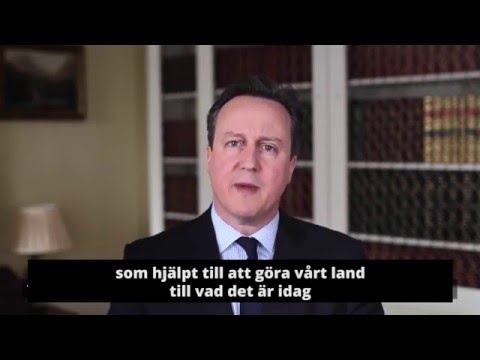 Cameron: "Vi är ett kristet land och det är vi stolta över!"