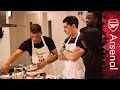The Ox, Bellerin, Akpom and Carter take on Heart4More cooking challenge