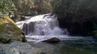 preview picture of video 'East Fork Falls, East Fork of the French Broad River, Brevard, NC'