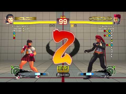 PJS AlexTMyers (Sakura) Vs o Wolfkrone o (C. Viper) SSF4 Arcade Edition 2012 (1080p) [HD]