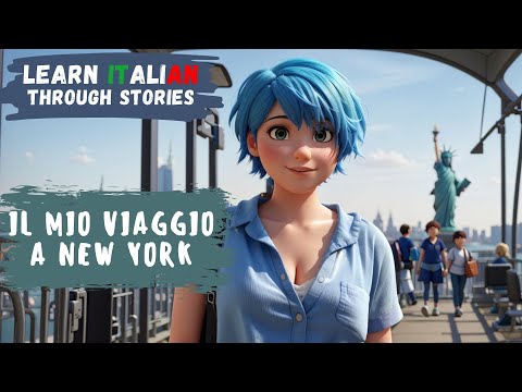 Learn Italian Through Stories | My trip to New York 🧳| B2 Level