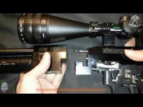 Weihrauch HW100 partielle Demontage und Leistungseinstellung, Hammer und Regler