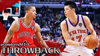 Derrick Rose vs Jeremy Lin Full Highlights 2012.03.12 Bulls vs Knicks - MVP vs Linsanity!