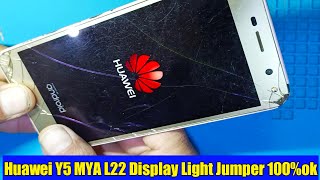 Huawei Y5 2017 | MYA L22 | Lcd Light Jumper Solution | Huawei Y5 2017 Display ways Awan Mobile Lab !