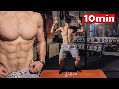 10 min HIIT to burn lots of calories (no equipment fat burner)