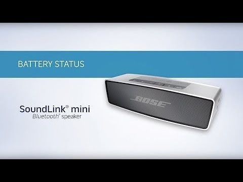 Bose SoundLink Mini - Checking the Battery Status