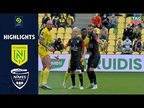FC NANTES - NÎMES OLYMPIQUE (2 - 1) - Highlights - (FC NANTES - NÎMES) / 2020/2021