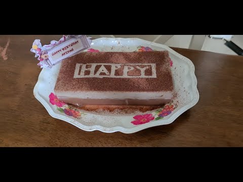 cara membuat kue ultah dari puding mudah, praktis dan ekonomis