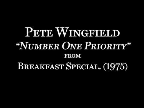 Pete Wingfield - Number One Priority