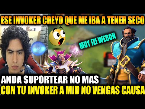 LEO DESEMPOLVA SU KUNKKA MID, CONTRA UN POBRE INVOKER, DICE ESTAR LISTO PARA CUALQUIER RETO |Dota 2✅