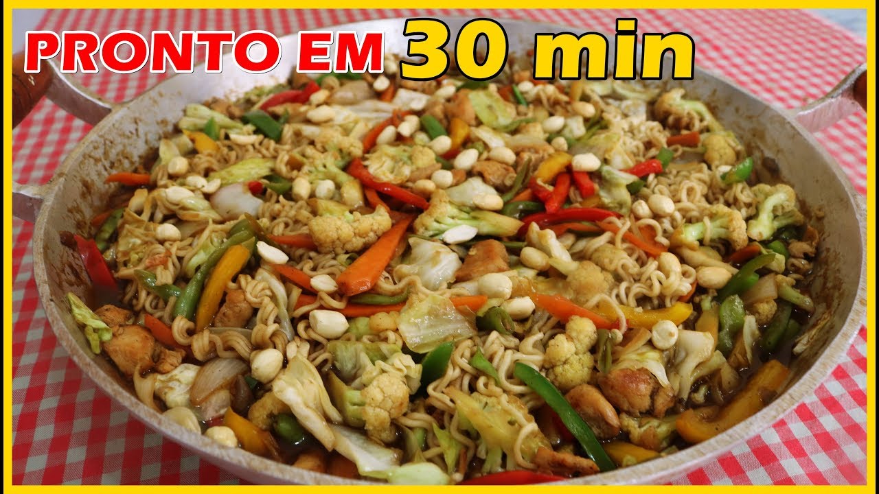 YAKISSOBA PRONTO EM 30 MINUTOS SUPER FÁCIL E GOSTOSO