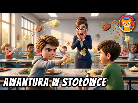 Oliwier i Awantura w Stołówce. Bitwa na Jedzenie!!! - okładka bajki audio