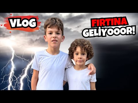 A STORM IS COMING THIS EVENING, KIDS! VLOG