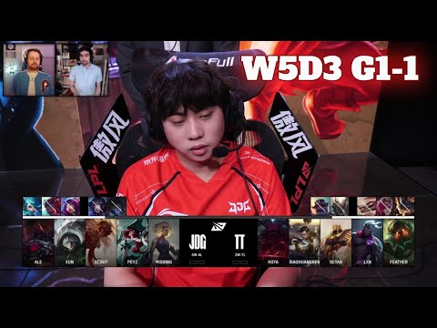 JDG vs TT - Game 1 | Week 5 Day 3 LPL Spring 2025 Split 2 | JD Gaming vs ThunderTalk Gaming G1 full