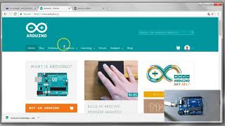 Write your first arduino program using the create editor
