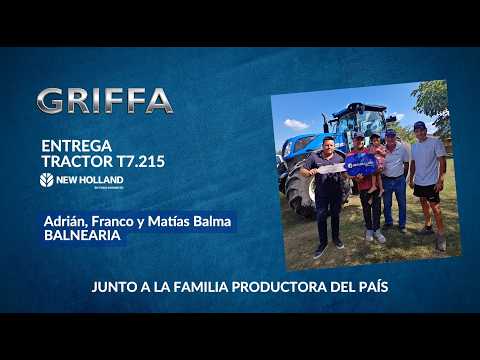 Amigos GRIFFA - Adrián Balma - Balnearia Córdoba - New Holland T7.215