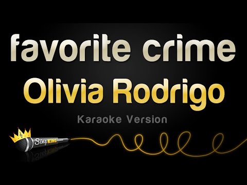 Olivia Rodrigo - favorite crime (Karaoke Version)