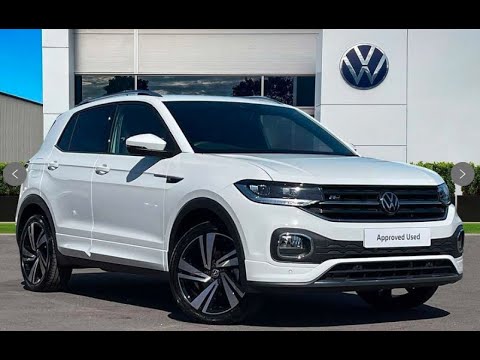 Approved Used Volkswagen T-Cross R-Line 1.0 TSI Manual Pure White | Wrexham Volkswagen