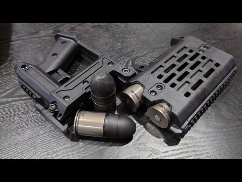 Airsoft Test: Alpha Parts AS-40 w/ VFC US SOCOM M3 MAAWS 40mm grenade PART 2