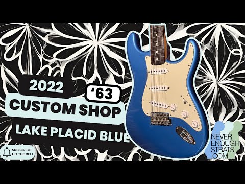 Fender Custom Shop '63 Reissue Stratocaster NOS 2022 Lake Placid Blue image 26