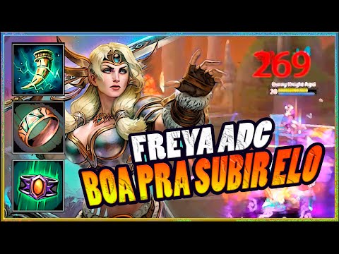 Eu tinha um Ah Mulzen SUP! | Freya Gameplay, SMITE BR