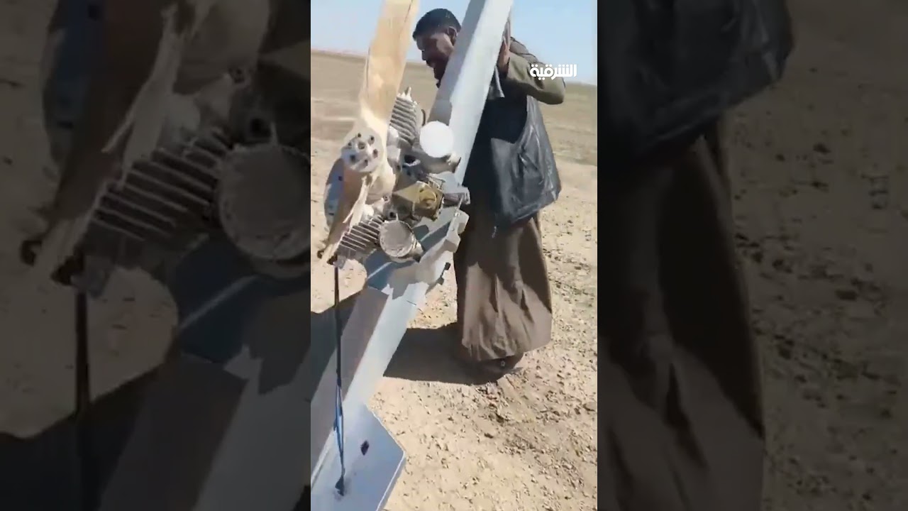 فيديو | سقوط طائرة مسيرة في #سامراء