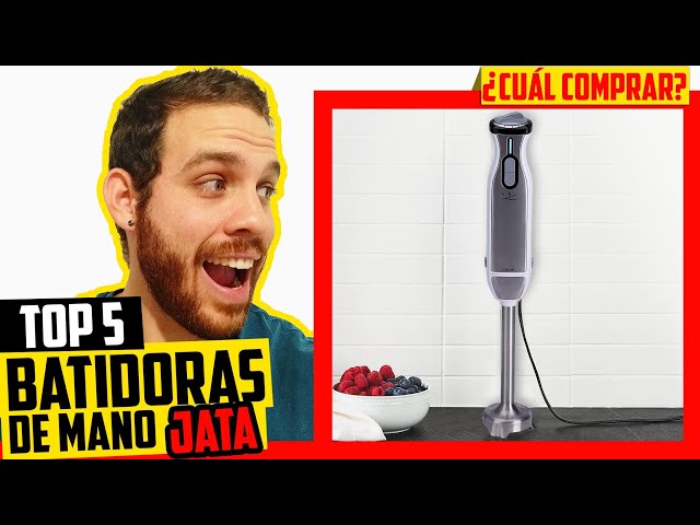 Vídeo relacionado con JATA JEBT1791 - Batidora Mano 1500 W. 4 Cuchillas de Acero Inoxidable. Pie Desmontable. 2 Pulsadores de Velocidad. Incluye: Picadora y Vaso de 700 ml. Regulador de Velocidad
