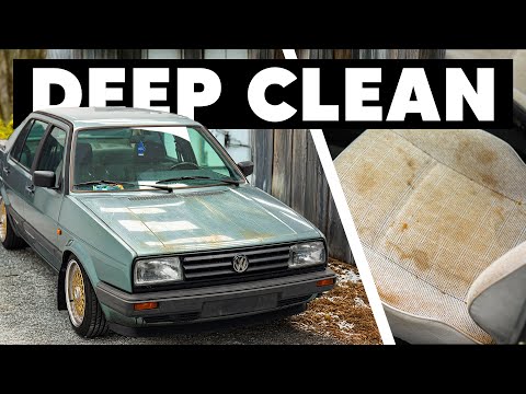 Cleaning a 30 Year Old VW Jetta - Exterior & Interior Detailing