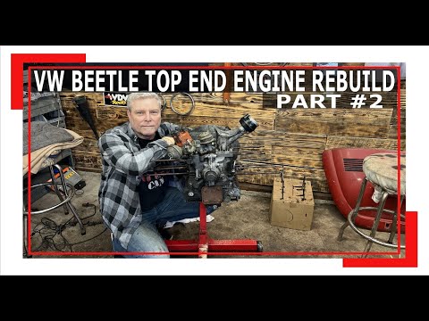 VW Beetle Engine Rebuild Part #2 - How To Do a Top End Rebuild on a Volkswagen Beetle Motor - #vwbug