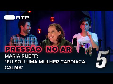 Maria Rueff: "Eu sou uma mulher cardíaca, calma." | 5 Para a Meia-Noite | RTP