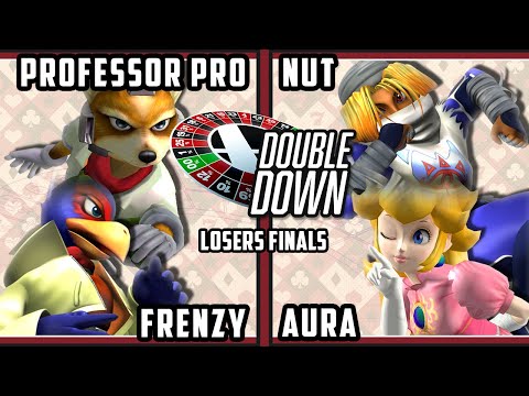 Double Down 2022 Losers Finals - Professor Pro & Frenzy Vs. Nut & Aura - Smash Melee Doubles