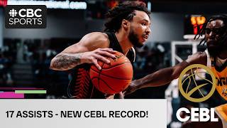 Jaelen House sets CEBL SINGLE-GAME RECORD with 17 assists against Stingers | #CBCSports