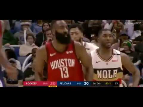 James Harden Drops 41 points against Pelicians 29 Dec 208