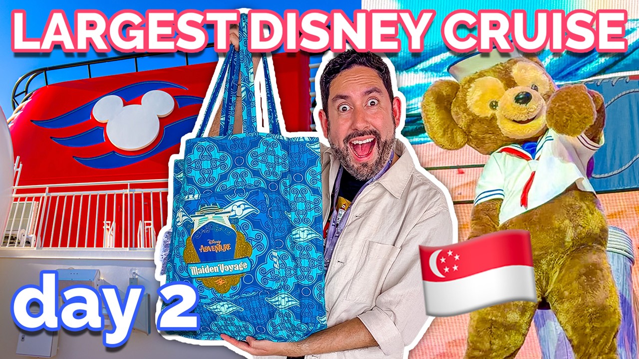 Duffy on a Disney Cruise!? I’m OBSESSED! (Disney Adventure Day 2) 🇸🇬