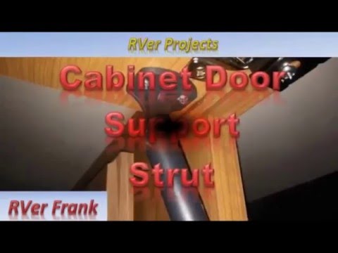 345-2015 Fleetwood Flair 26E-DIY How to install RV Designer #H277 Cabinet Door support