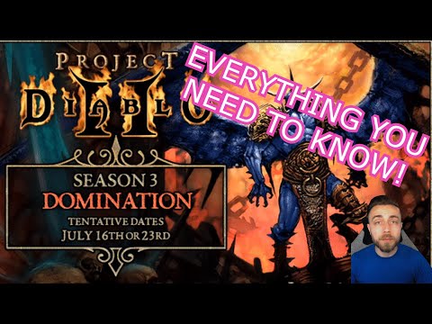 PROJECT DIABLO 2 SEASON 3 SNEAK PEEK | Every update we know at this point | Did they BREAK CRAFTING?