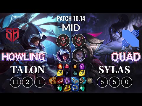 SB Howling Talon vs DRX Quad Sylas Mid - KR Patch 10.14