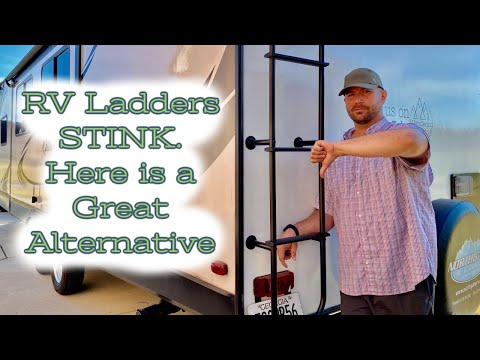 1st YouTube video about how much weight can a rv ladder hold