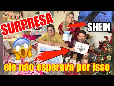 CEIA DE NATAL COM AMIGOS E  SURPRESAS + LOOK SHEIN
