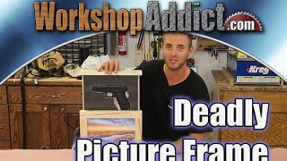 Build a Picture Frame to Hide a Gun with Plans
