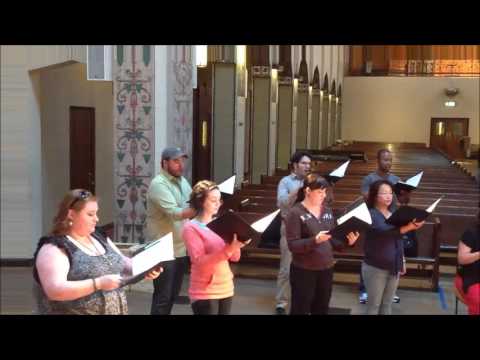 Choral Arts June 12, 2013 rehearsal, Richte mich, Gott  - Felix Mendelssohn