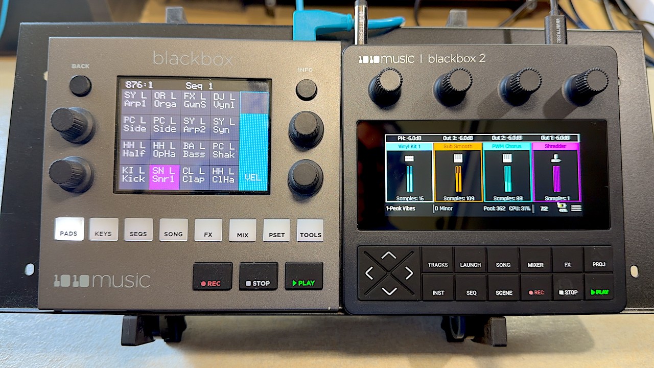 1010 blackbox 2 Next Gen Compact Sampler vs. Original blackbox Comparison - YouTube