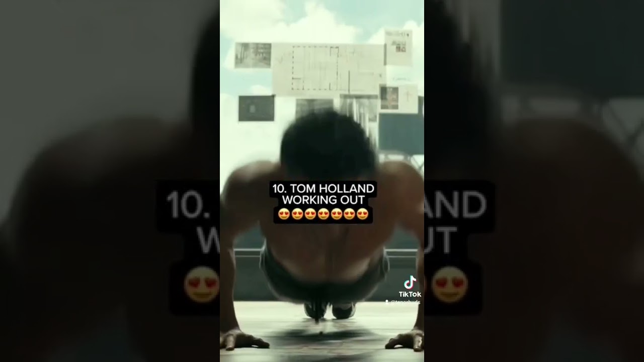 Tom Holland Working Out In The Uncharted Movie. #uncharted #unchartedmovie #tomholland