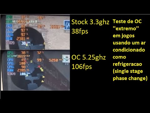 Teste de overclocking ''extremo'' em jogos com um core2duo e8600 a 5.25ghz